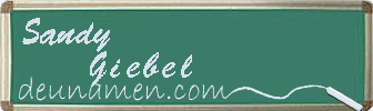 Sandy Giebel Visitenkarte